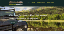Desktop Screenshot of 4x4treksscotland.com